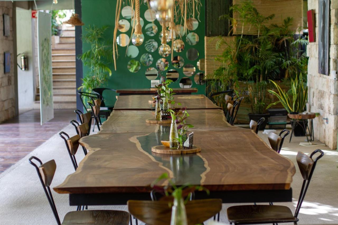 Hotel Makaabá Eco-Boutique Bacalar Exterior foto Restaurant