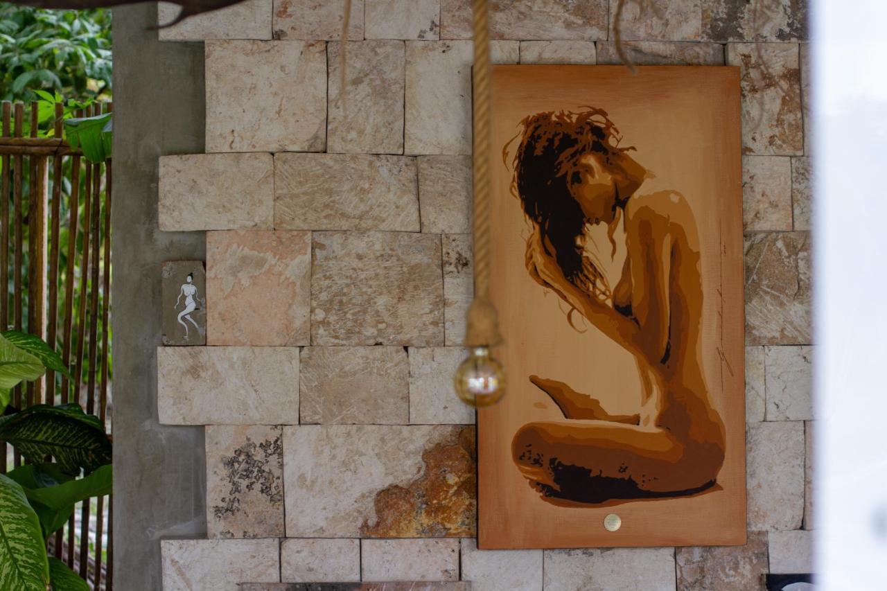 Hotel Makaabá Eco-Boutique Bacalar Exterior foto A painting by the artist
