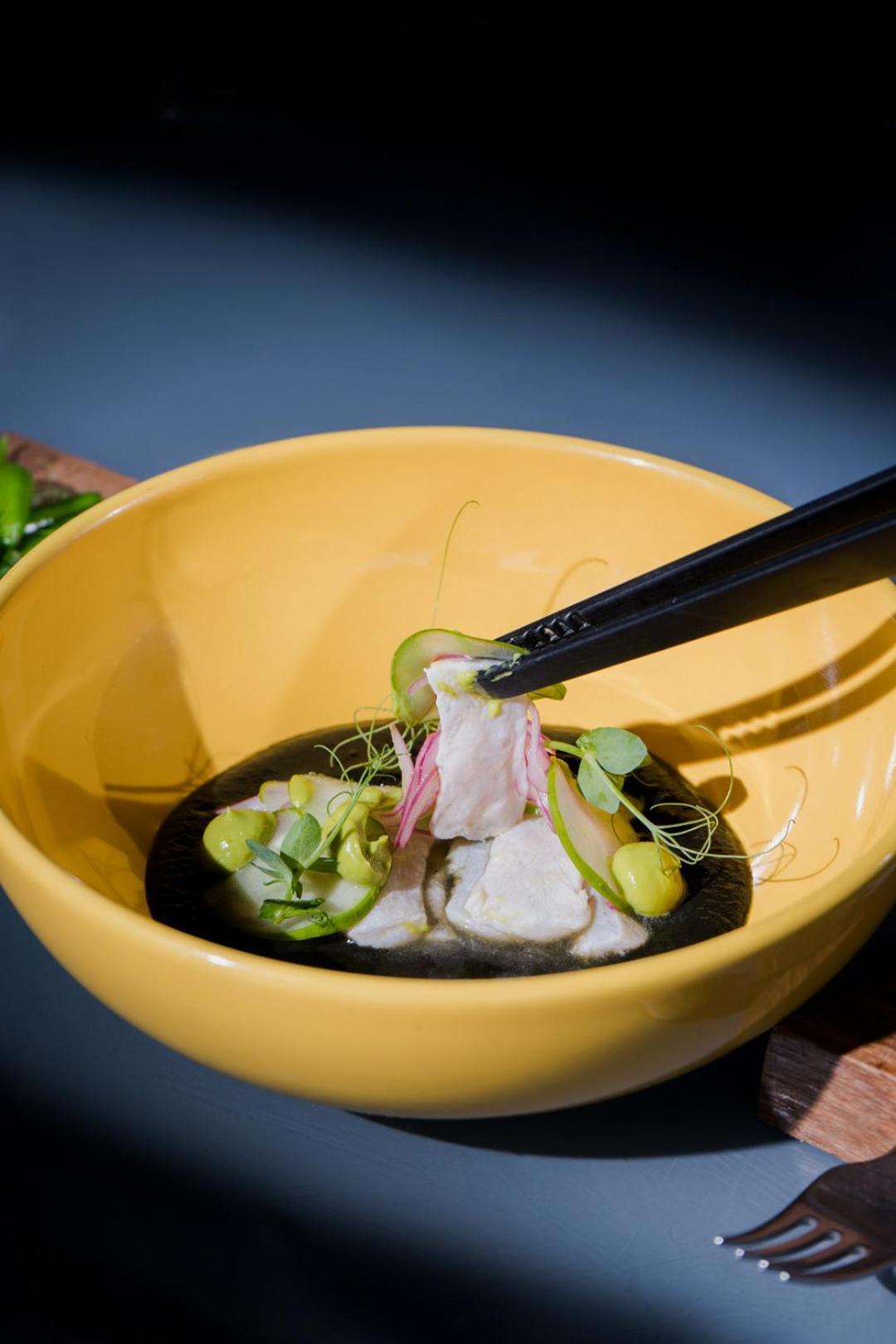 Hotel Makaabá Eco-Boutique Bacalar Exterior foto A bowl of ceviche