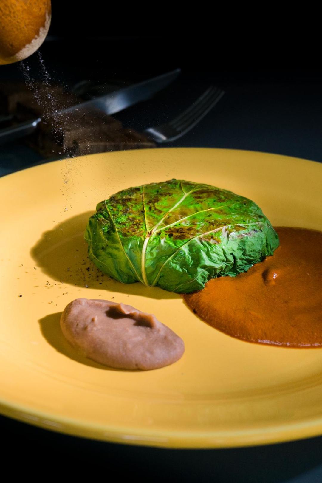 Hotel Makaabá Eco-Boutique Bacalar Exterior foto A cabbage steak