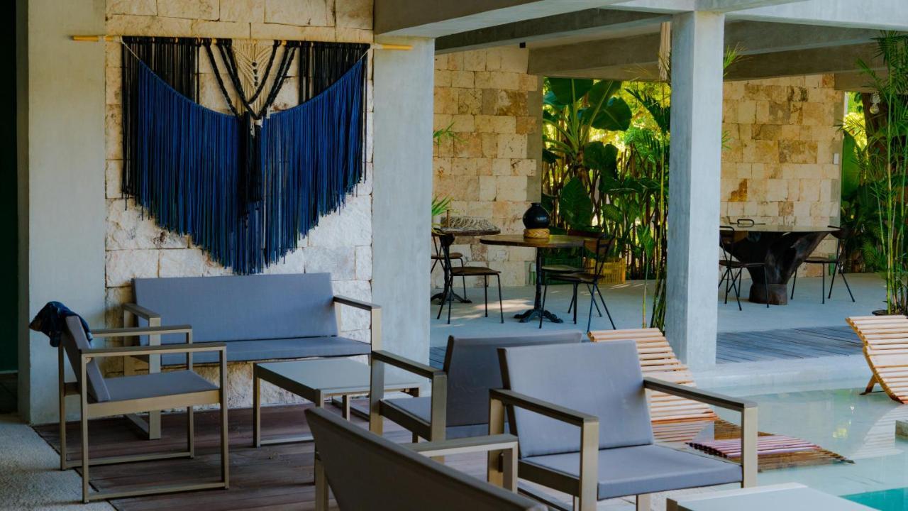 Hotel Makaabá Eco-Boutique Bacalar Exterior foto The interior of the hotel